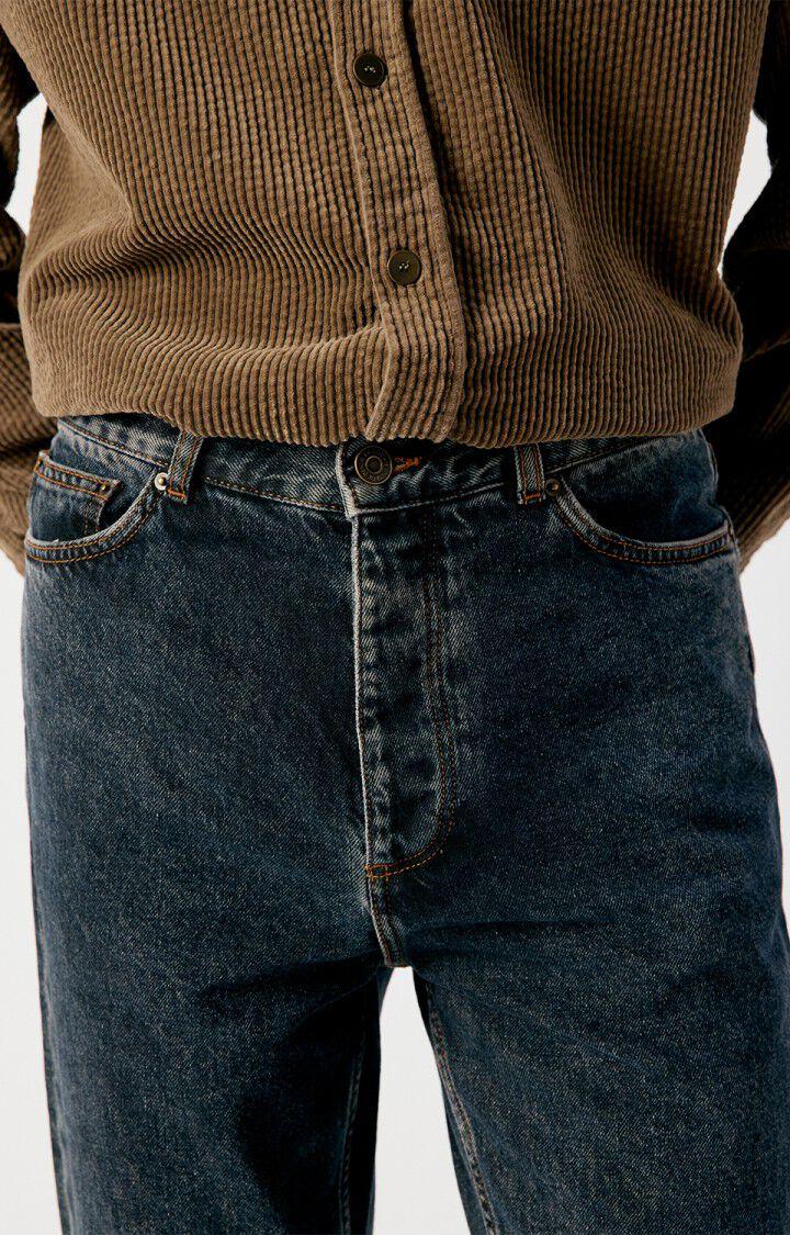 American Vintage Lydbay Blue Black 5 Pocket Jeans Herren dunkelblau